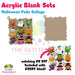 Halloween Pails Collage acrylic blank and keychain kit AB-243