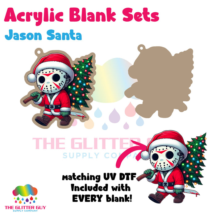 Jason Santa acrylic blank and keychain kit AB-246