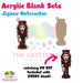 Jigsaw Nutcracker acrylic blank and keychain kit AB-247