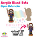 Myers Nutcracker acrylic blank and keychain kit AB-252