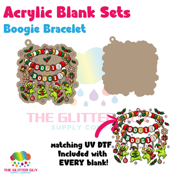 Boogie Bracelet acrylic blank and keychain kit AB-256