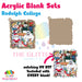 Rudolph Collage acrylic blank and keychain kit AB-266
