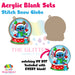 Stitch Snow Globe acrylic blank and keychain kit AB-268