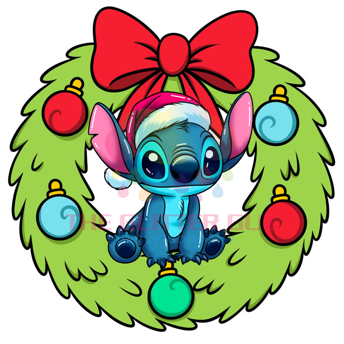 Printed Decal - Alien Christmas