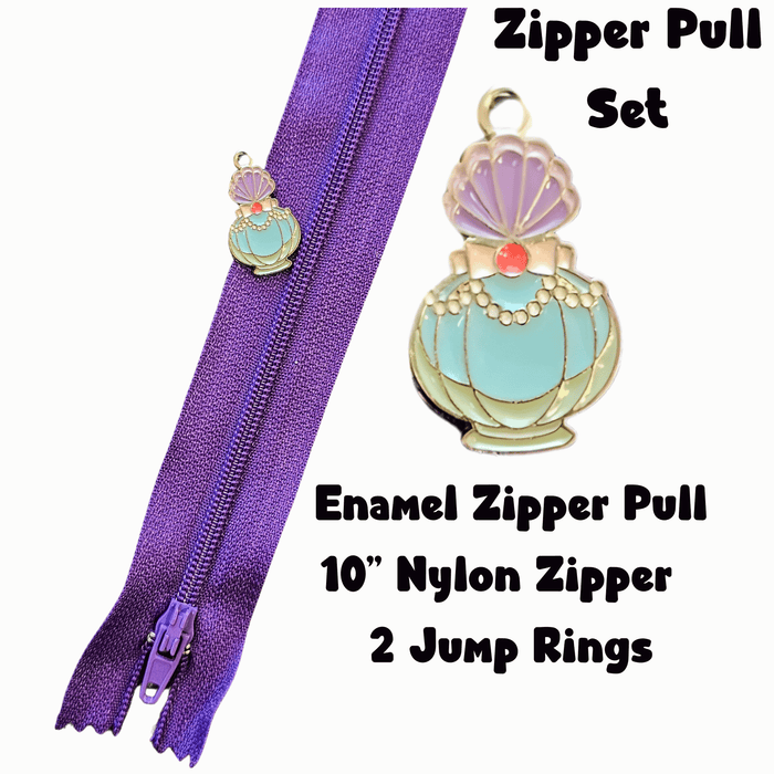 Zipper Pull Nylon Zipper Set - Princess Perfume Bottles