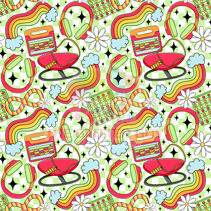 Printed Vinyl - Autism Mama Green 295