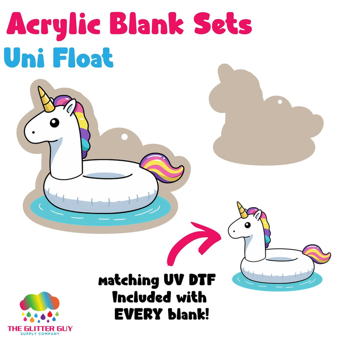 Acrylic Blank & Keychain Kit - Uni Float