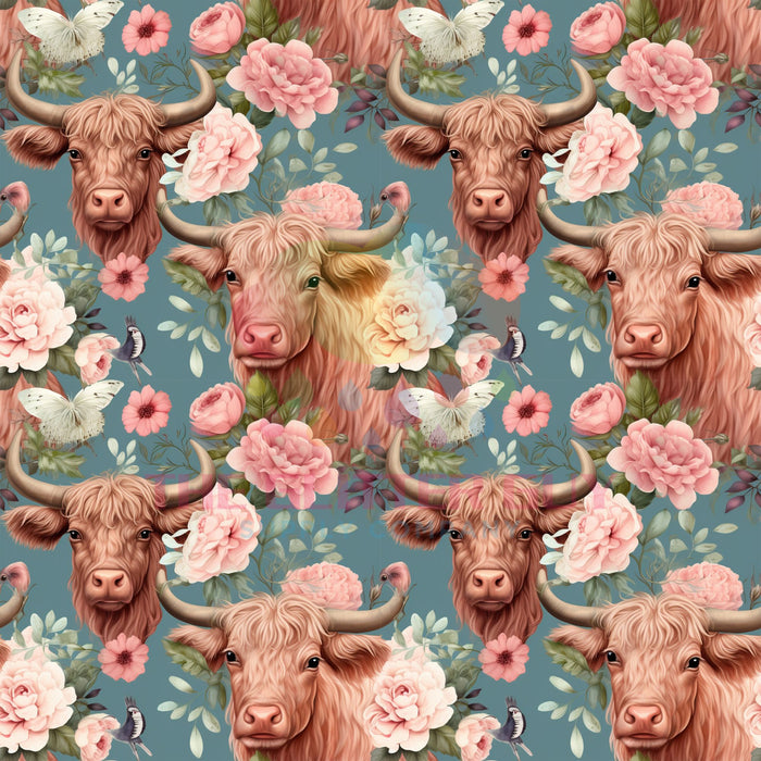 Printed Vinyl -  Bloom & Moo
