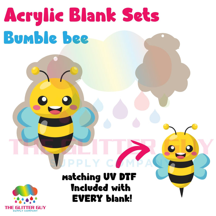 Acrylic Blank & Keychain Kit - Bumblebee