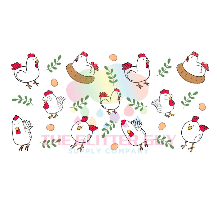 Libbey Can Wrap 16oz -  Ink Transfers | Chicken Energy