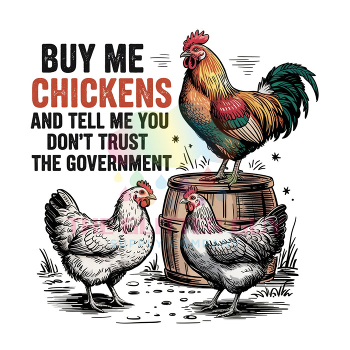 Printed Decal - Chicken Government