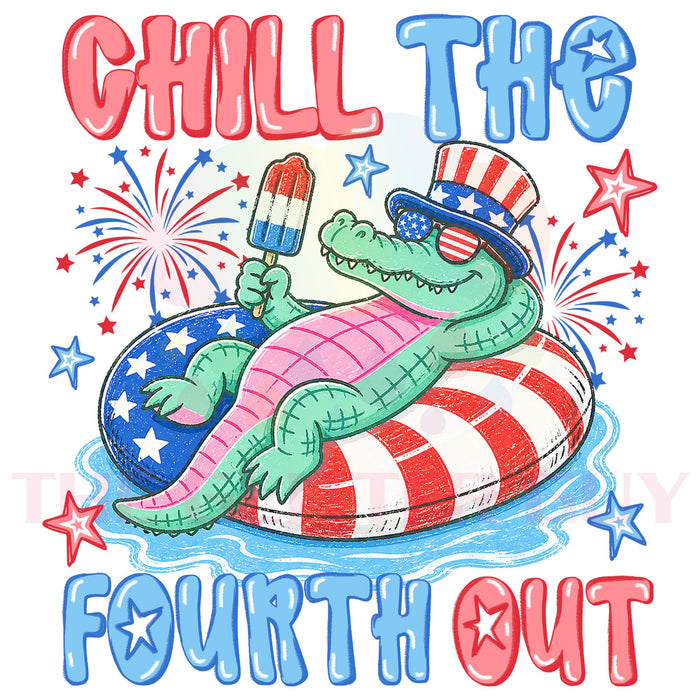 Printed Decal - Chill The Fourth Out