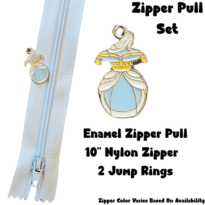 Zipper Pull Nylon Zipper Set - Princess Perfume Bottles