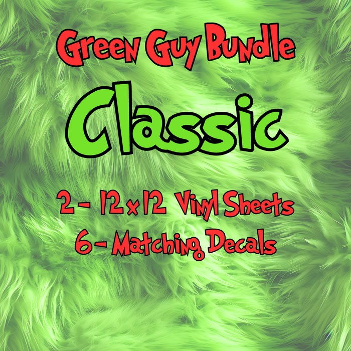 Green Guy - Classic - Printed Vinyl Bundle