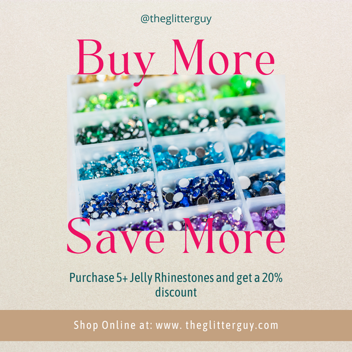 Jelly Rhinestone 20% OFF BYOB