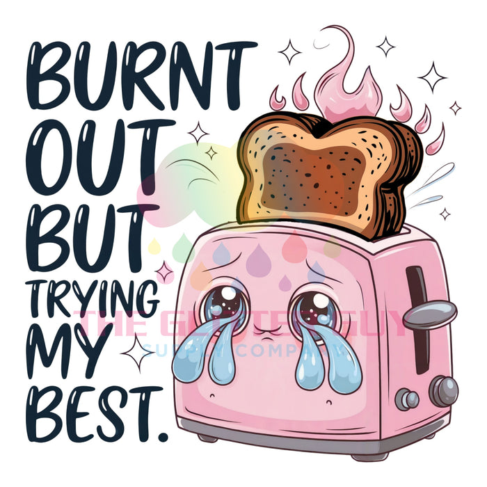 Printed Decal - Burnt Out Toaster #001