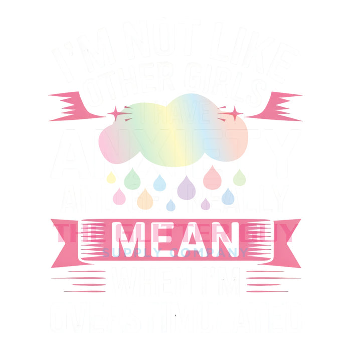 Printed Decal - Anxiety Overstimulated #011