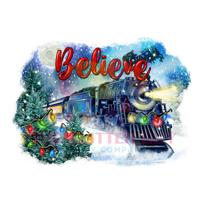 Printed Decal - Believe Express #012