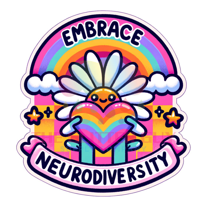 Printed Decal - Embrace Neurodiversity #031