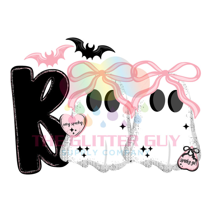 Printed Decal - Boo Ghosties #036