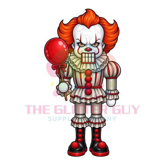 Printed Decal - Clown Nutcracker #075
