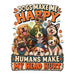 Printed Decal - Dogs Make Me Happy #123