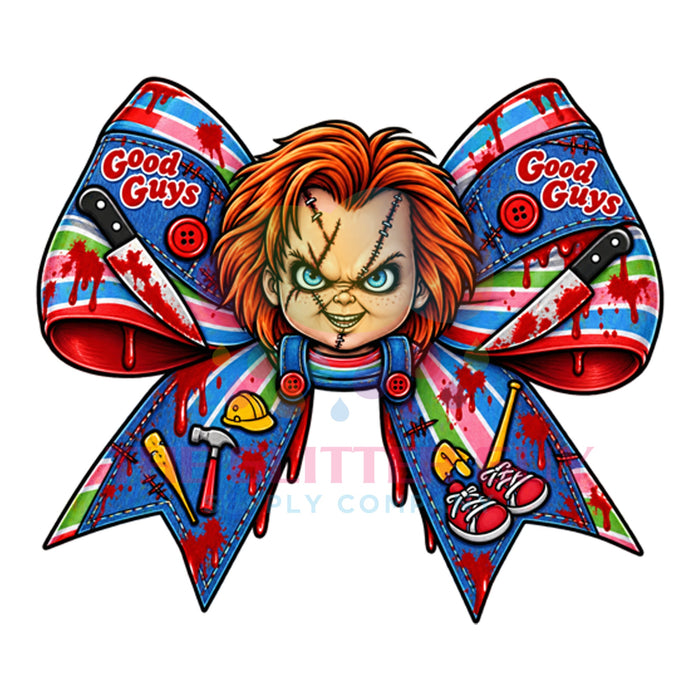 Printed Decal - Good Guy Bow #218