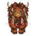 Printed Decal - Holiday Highland #260