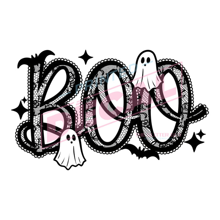 Printed Decal - Boo Lace #277