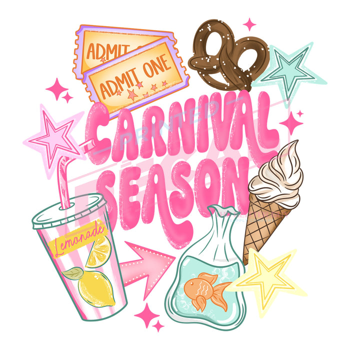 Printed Decal - Carnival Season #314