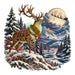 Printed Decal - Moonlight Reindeer #332