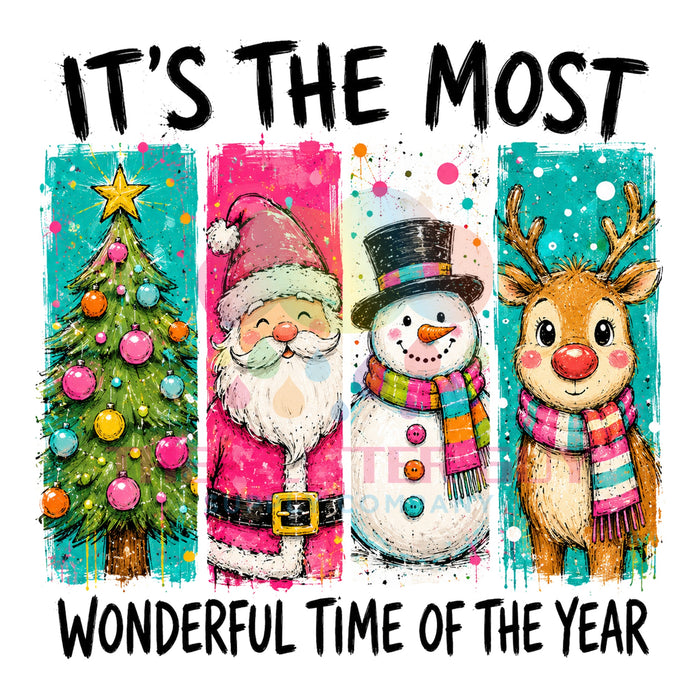 Printed Decal - Most Wonderful Time #336