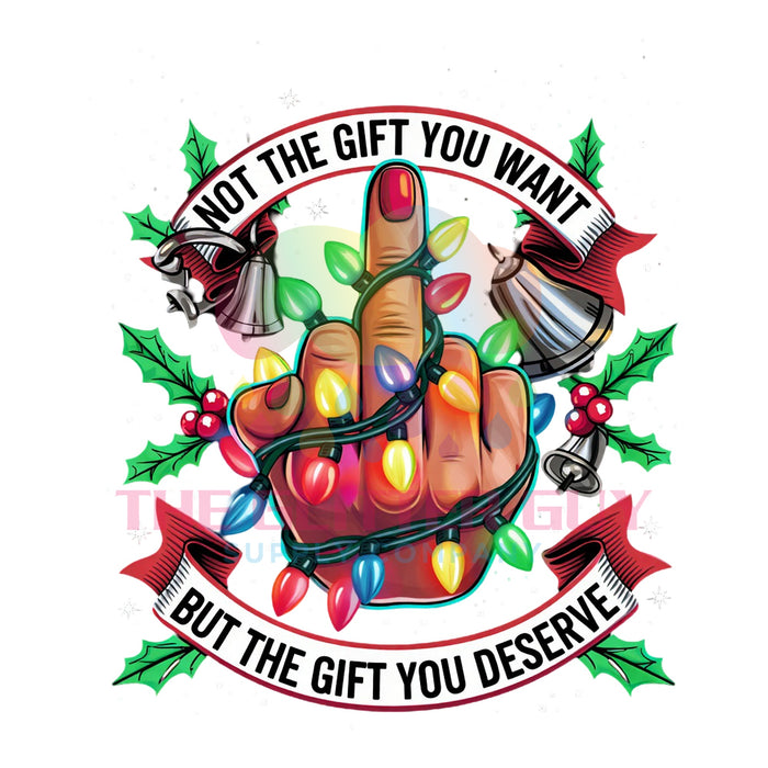 Printed Decal - Not The Gift You Want #391
