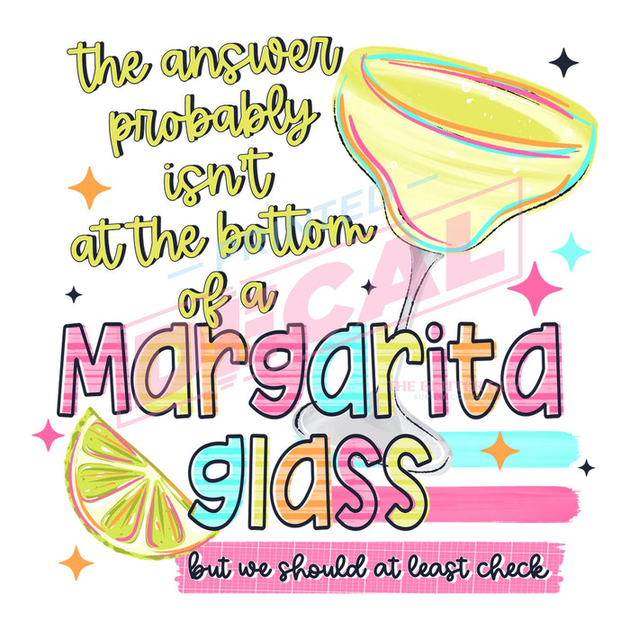 Printed Decal - No Problem Margarita #394