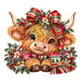 Printed Decal - Plaid Bow Highland #410