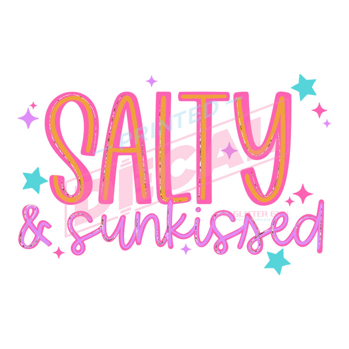 Printed Decal - Salty Sunkissed #414