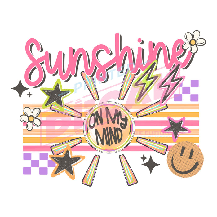 Printed Decal - Sunshine Mind #420