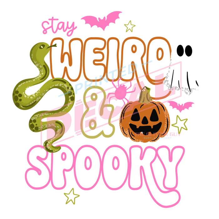 Printed Decal - Weird & Spooky #428