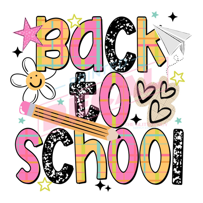 Printed Decal - Back To School #430