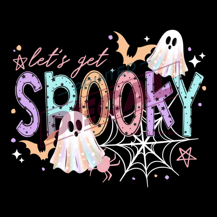 Printed Decal - Lets Get Spooky Pastel #433
