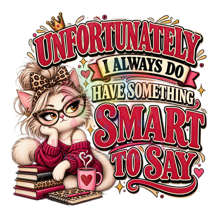 Printed Decal - Smart Ass #438