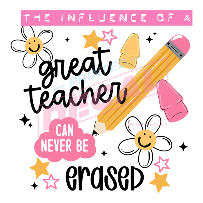 Printed Decal - Great Teacher #442