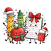 Printed Decal - Teacher Supply Pals #449