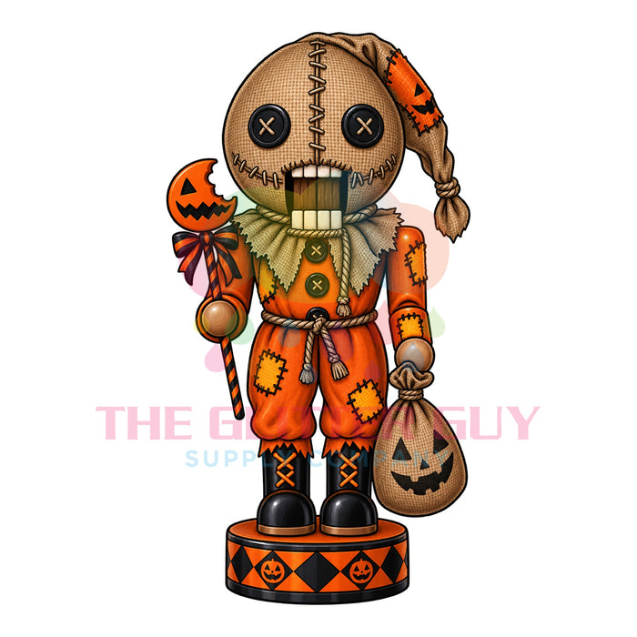 Printed Decal - Trick Or Treat Nutcracker #459