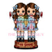 Printed Decal - Twins Nutcrackers #467