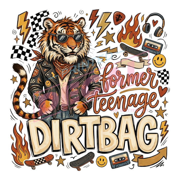 Printed Decal - Former Teenage Dirtbag #475