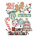 Printed Decal - Merry Christmas Collage #491