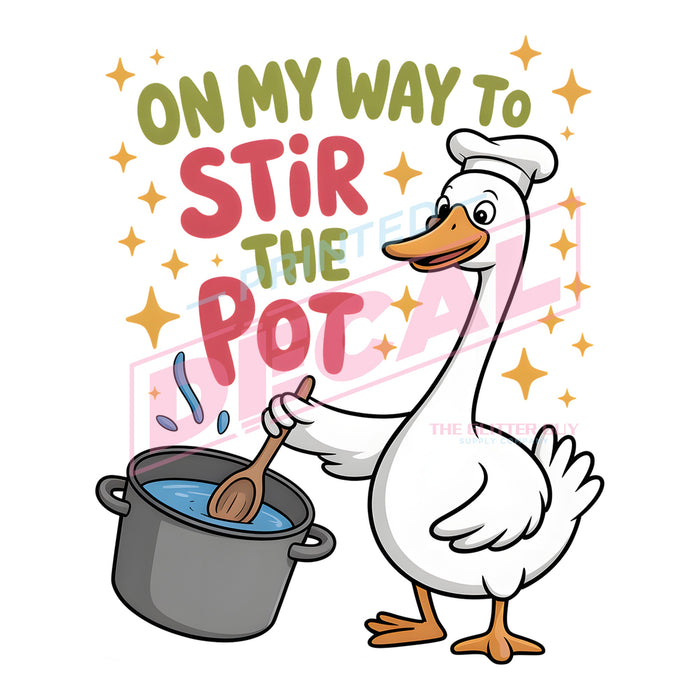 Printed Decal - Stir The Pot #502