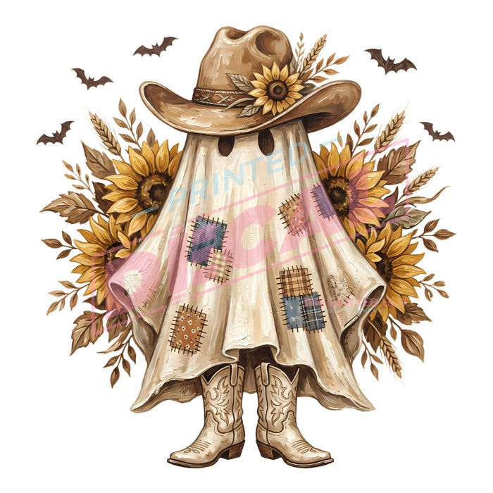 Printed Decal - Cowgirl Ghost #518