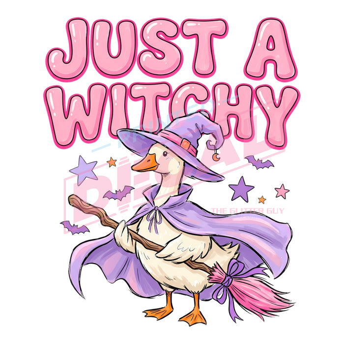 Printed Decal - Just A Witchy Goose #522